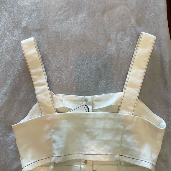 NWT Emory Park Button Crop Top - Picture 6 of 9